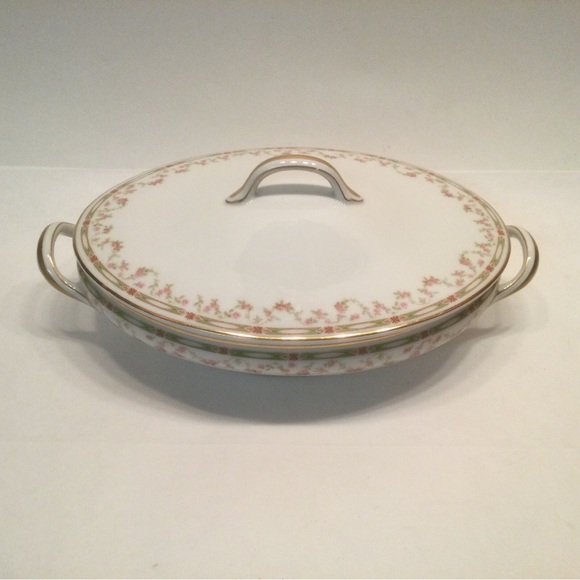 HAVILAND china Limoges France Schleiger 346 Round Covered Vegetable Serving - Picture 2 of 6